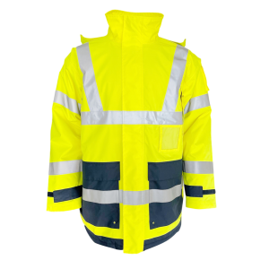 Chaqueta de seguridad Ropa de trabajo reflectante impermeable 3M