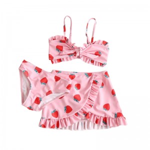 Girls’ printing design Three pieces Swimsuit Sport, Bikini, Swimwear