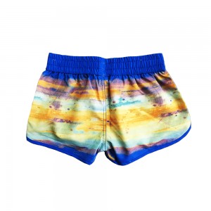 Ladies’ High Waistband Sublimation printing Board Shorts Beach Shorts