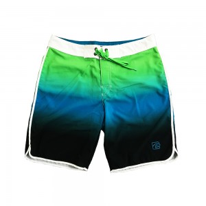 Gradual Changing Tropical Design Printing Board Shorts Bathing Board Trunks Beach Shorts