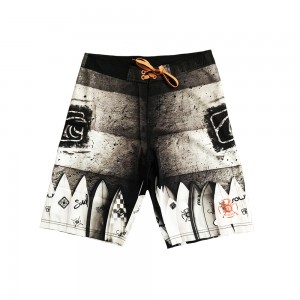 Men’s Geometrical Printing Board Shorts Bathing Board Trunks Beach Shorts