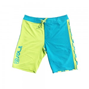 Men’s Mixed colors Board Shorts Bathing Board Trunks Beach Shorts With rubber Logo & side pocket