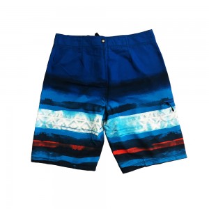 Men’s Stripes printing Board Shorts Bathing Board Trunks Beach Shorts With woven label