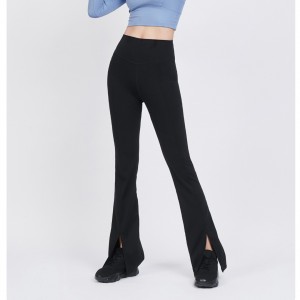 Women’s Black Micro Flared Pants