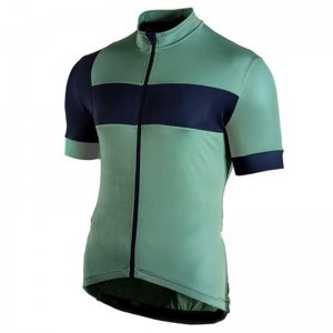 Maillot ciclista de manga corta para hombre con paneles sublimados