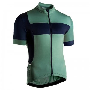 Maillot ciclista de manga corta para hombre con paneles sublimados