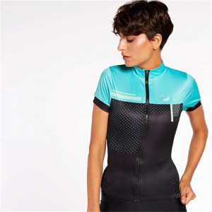 Ladies Cycle Jersey Short Sleeve Shirt Quick Dry