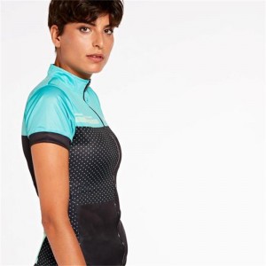 Ladies Cycle Jersey Short Sleeve Shirt Quick Dry