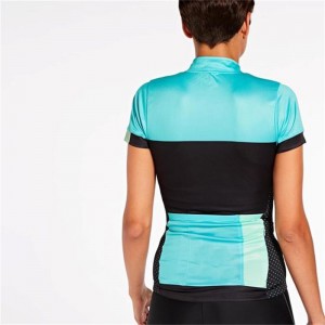 Ladies Cycle Jersey Short Sleeve Shirt Quick Dry