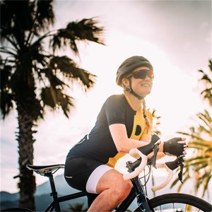 Ladies Cycle Jersey Short Sleeve With Sublimated Panels