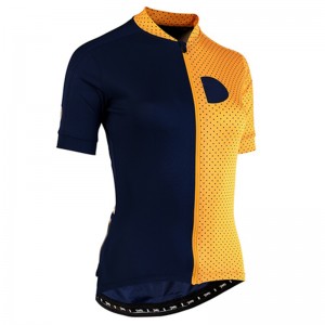 Ladies Cycle Jersey Short Sleeve With Sublimated Panels