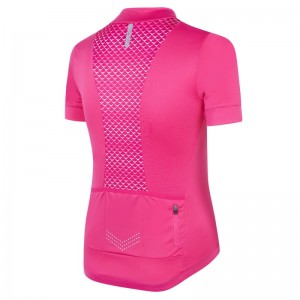 Women Cycling Jersey Cycle Wear Pink