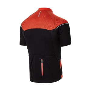 Cycling Short Sleeve Top With Back Mesh Panels