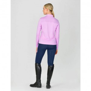 Riding Top Equestrian Wear Long Sleeve PoloShirts Ladies