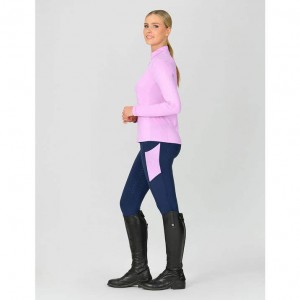 Riding Top Equestrian Wear Long Sleeve PoloShirts Ladies