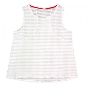 Casual fashion sleeveless white color T-shirts