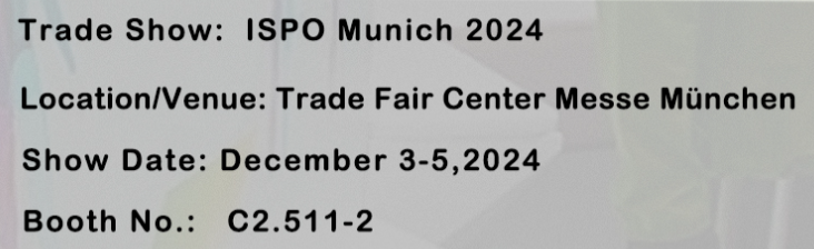 Fungsports welcomes you to ISPO Munich 2024 at the Trade Fair Center Messe München