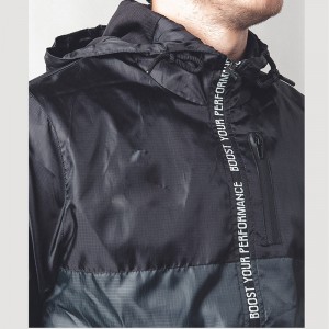 Abrigo deportivo al aire libre para hombre, chaqueta cortavientos, chaqueta ligera, resistente al agua