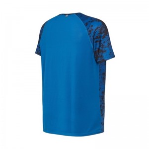 Camiseta estampada para hombre, ropa para correr, entrenamiento, deportes al aire libre