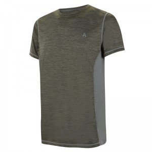 Men’s Running Short Sleeve T-shirt With Mesh Side Panels