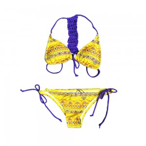 Whakaritea nga huinga wahine Sexy bandeau bikini, bikini tapatoru wahine, tankini me te karaehe