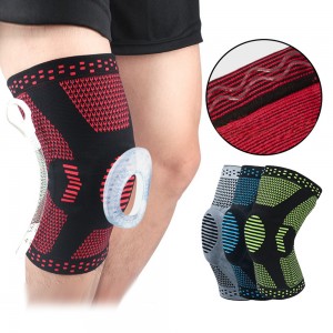 Ọjọgbọn Orunkun Àmúró, Funmorawon Orunkun Sleeve pẹlu Patella Gel Pad & Awọn amuduro ẹgbẹ