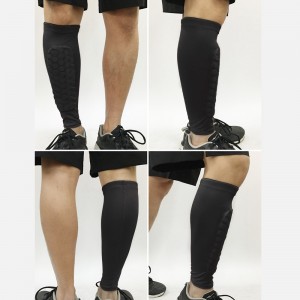 Sports Padded Calf Sleeve Protective Leg Compression Sleeve Running Calf Support