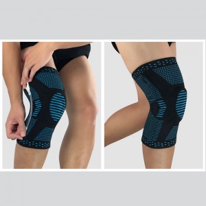 Ọjọgbọn Orunkun Àmúró, Funmorawon Orunkun Sleeve pẹlu Patella Gel Pad & Awọn amuduro ẹgbẹ